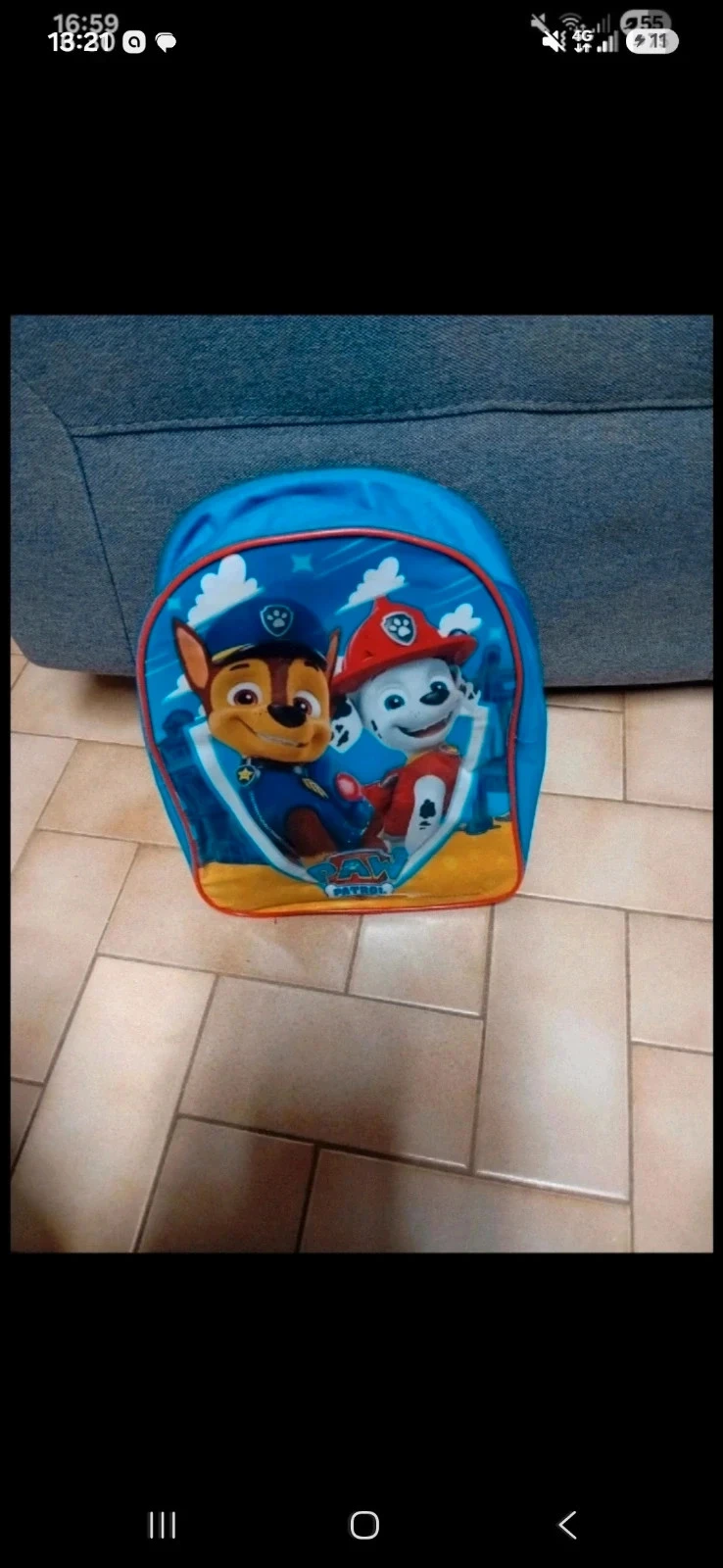 Cartable pat patrouille